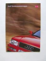 Audi Sonderausstattungen Prospekt Juli 1993 Rarität