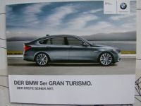BMW 5er Gran Turismo Prospekt F07 September 2009 NEU