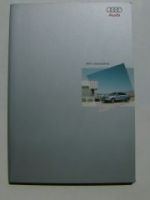 Audi A4 Limousine Prospektmappe Österreich Oktober 2000