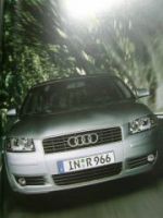 Audi A3 Prospektmappe September 2003 NEU
