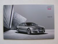 Audi A5 Prospekt September 2007 +Preisliste November 2007