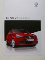 VW Polo GTi Cup Edition Juni 2007 Prospekt NEU