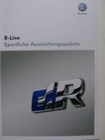 VW R-Line Sportliche Ausstattungspakete Prospekte 11/2007