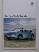 VW New Beetle Cabriolet Prospekt Juni 2006 +Preisliste NEU