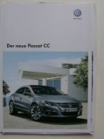 VW Passat CC Prospekt Mai 2008 +Preisliste