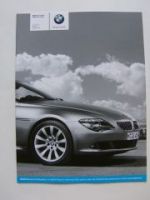 BMW Preisliste 6er Coupe E63 6er Cabrio E64 März 2009