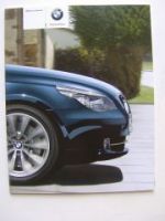 BMW 5er Limousine E60 Prospekt +Individual März 2009 NEU