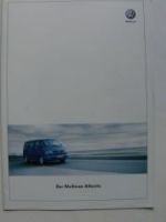 VW Multivan Atlantis T4 Prospekt April 2002 Rarität
