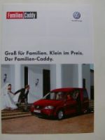 VW Familien Caddy Prospekt April 2007 2KB 2KJ