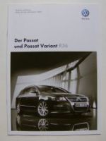 VW Preisliste Passat +Variant R36 3C2 3C5 November 2008