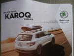 Skoda Karoq  Zubehör Katalog November 2017