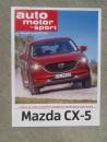 auto motor & sport 5/2019 Mazda CX-5 D184 AWD Sports-Line vs. Kia Sportage 2.0CRDI 4WD GT Line vs. Seat Ateca 2.0TDI 4Drive Xcellence