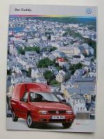 VW Caddy Prospekt 9K9A April 1999 NEU