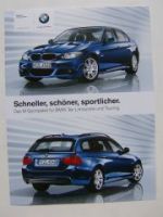 BMW 3er M Sportpaket E90 E91 Limousine Touring Prospekt