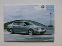 BMW Original Zubehör 5er E60 E61 2008 Prospekt NEU