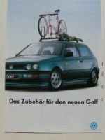 VW Zubehör Prospekt Golf3 Typ 1H1 November 1991