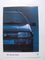 VW Passat Trend Sonderprospekt Typ 35i März 1993