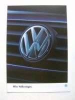 VW Alles Volkswagen Prospekt Januar 1994 NEU