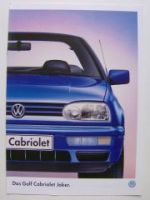 VW Golf3 Cabriolet Joker Prospekt 1E7 April 1997