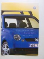 VW Original Zubehör Lupo Prospekt 6X1 6E1 September 1998