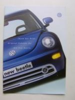VW Original Zubehör New Beetle Prospekt September 1998 9C1 1C1