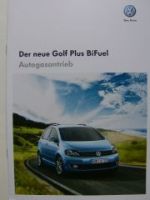 VW Golf Plus BiFuel Autogasantrieb Prospekt Mai 2009