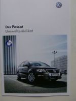 VW Passat 3C2 3C5 Umweltprädikat Prospekt Januar 2009
