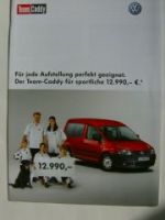 VW Team-Caddy Prospekt April 2008 NEU