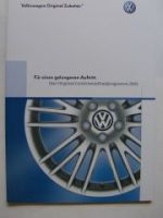 VW Original Zubehör Leichtmetallradprogramm 2005