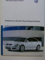 VW Original Zubehör Prospekt Passat Typ 3B3 3B6 Mai 2004