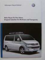VW Original Zubehör T5 Multivan & Transporter Prospekt 2004
