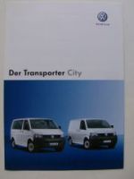 VW Transporter T5 City Prospekt Dezember 2004