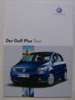 VW Golf5 Plus Tour Sonderprospekt Typ 5M1 November 2006