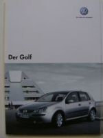 VW Golf5 +BlueMotion +R-Line +Individual Prospekt Mai 2008 1K1
