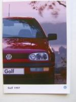 VW Golf3 1997 1H1 Dänemark Prospekt Joker GT/GTD
