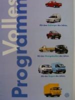 VW NFZ Programm Caddy Taro T4 LT L80 Prospekt NEU