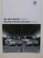 VW New Beetle +Cabriolet United Prospekt November 2007