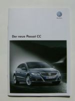 VW Passat CC Prospekt Februar 2008 +Preisliste NEU