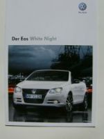 VW Eos White Night Prospekt Mai 2009 Typ 1F