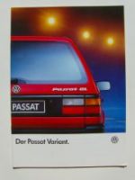 VW Passat Variant Prospekt Typ35i August 1993 NEU