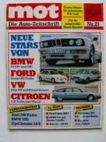 mot 21/1984 BMW M535i 518i E28, Ford Escort RS Turbo BMW 728i E23 vs. 200 turbo vs. Senator 3.0E,
