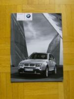 BMW Preisliste X3 E83 2.0i-3.0si 2.0d-3.0sd+Zubehör 2007
