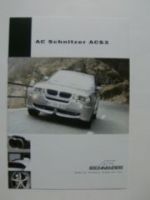 AC Schnitzer ACS3 X3 E83 Prospekt +Newsletter NEU