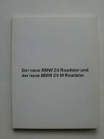 BMW Z4 Roadster +M E85 Mappe intern plus Individual