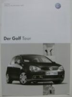 VW Preisliste Golf5 Tour 1K1 Oktober 2006 NEU
