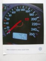 VW neues Licht Passat V6 syncro Prospekt Juli 1997 3B2