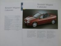 Renault Megane Cabriolet Prospekt Karmann September 1997