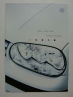 VW Golf4 Colour Concept Prospekt 1J1 November 1998 NEU