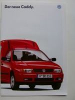 VW Caddy 9K9A 9K9B Prospekt Dezember 1995 NEU