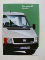 VW LT neue Kombi Prospekt Mai 1996 +Technische Daten